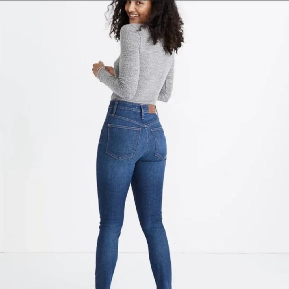 Madewell Women's Skinny Jeans in Deep Blue